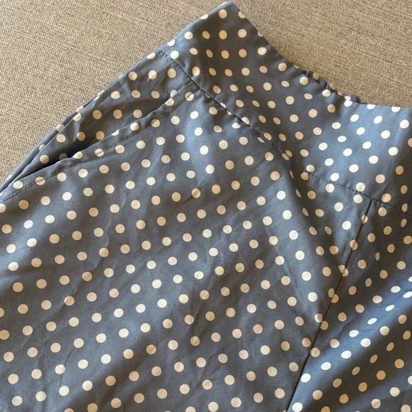 SHEIN Blue and White Polka Dot Pants - Picture 9 of 12